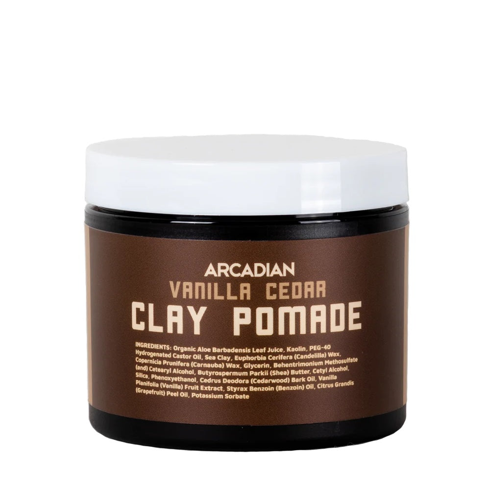 Vanilla Cedar Clay Pomade 115g