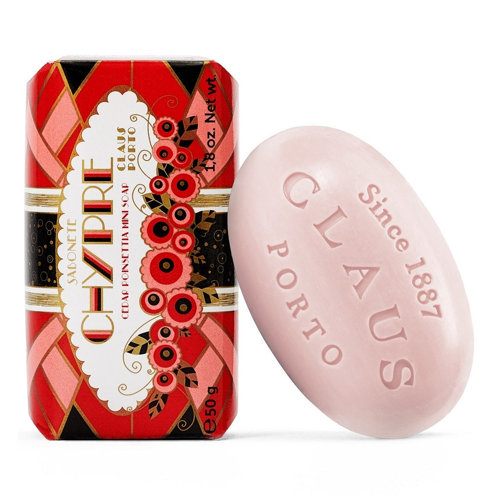 Soap Bar Mini Chypre Cedar Poinsettia 50g