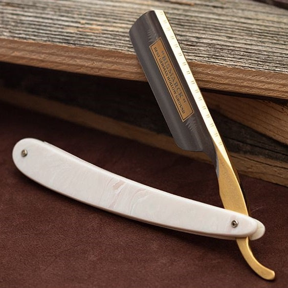 Straight Razor Bismarck Wit 6/8