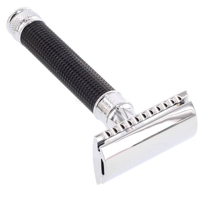 3D Diamond Double Edge Safety Razor Zwart