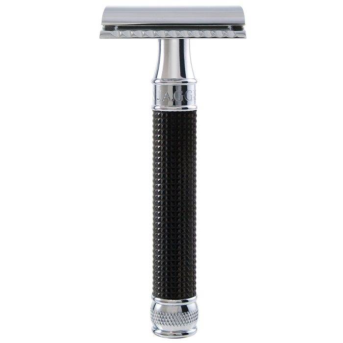 3D Diamond Double Edge Safety Razor Zwart