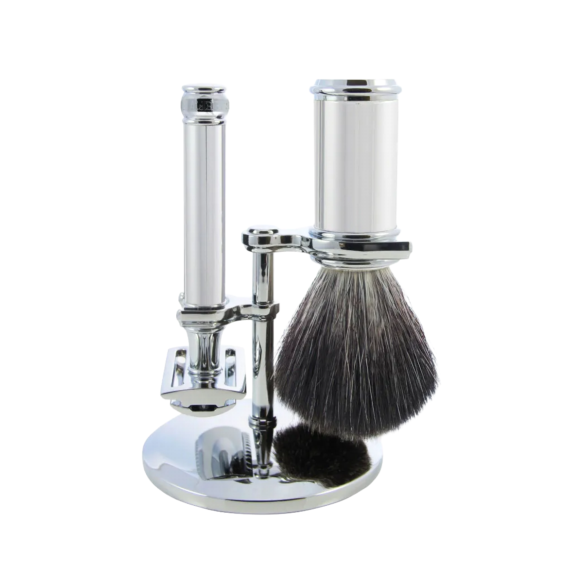 Shaving Set Chrome 3-Piece
