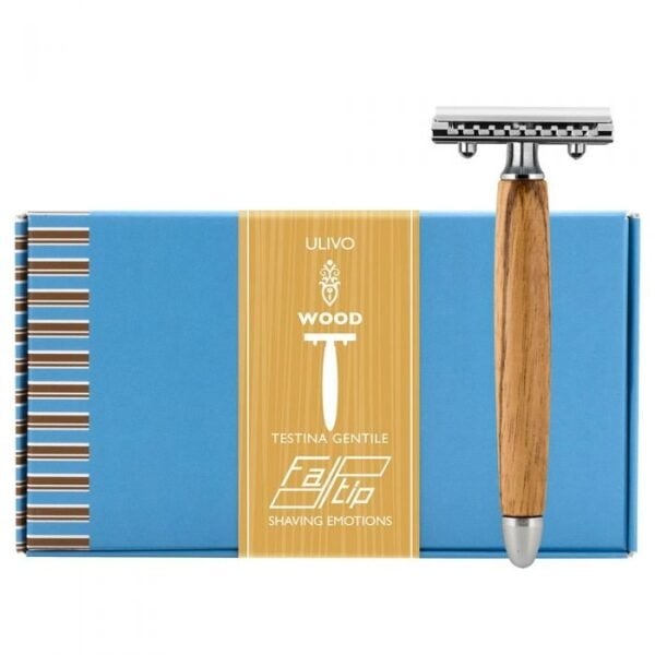 Safety Razor Olive Wood - Gesloten Kam