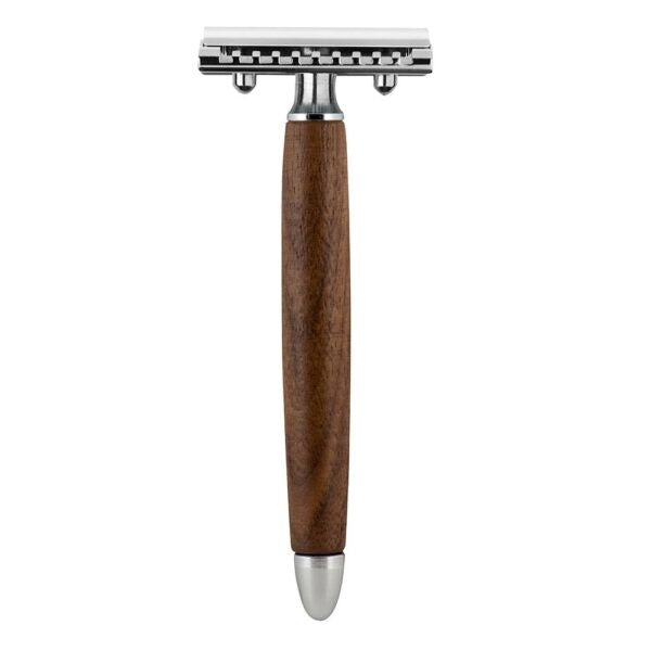 Safety Razor Walnut Wood - Gesloten Kam