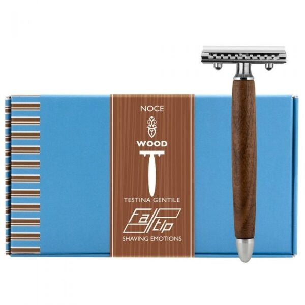 Safety Razor Walnut Wood - Gesloten Kam