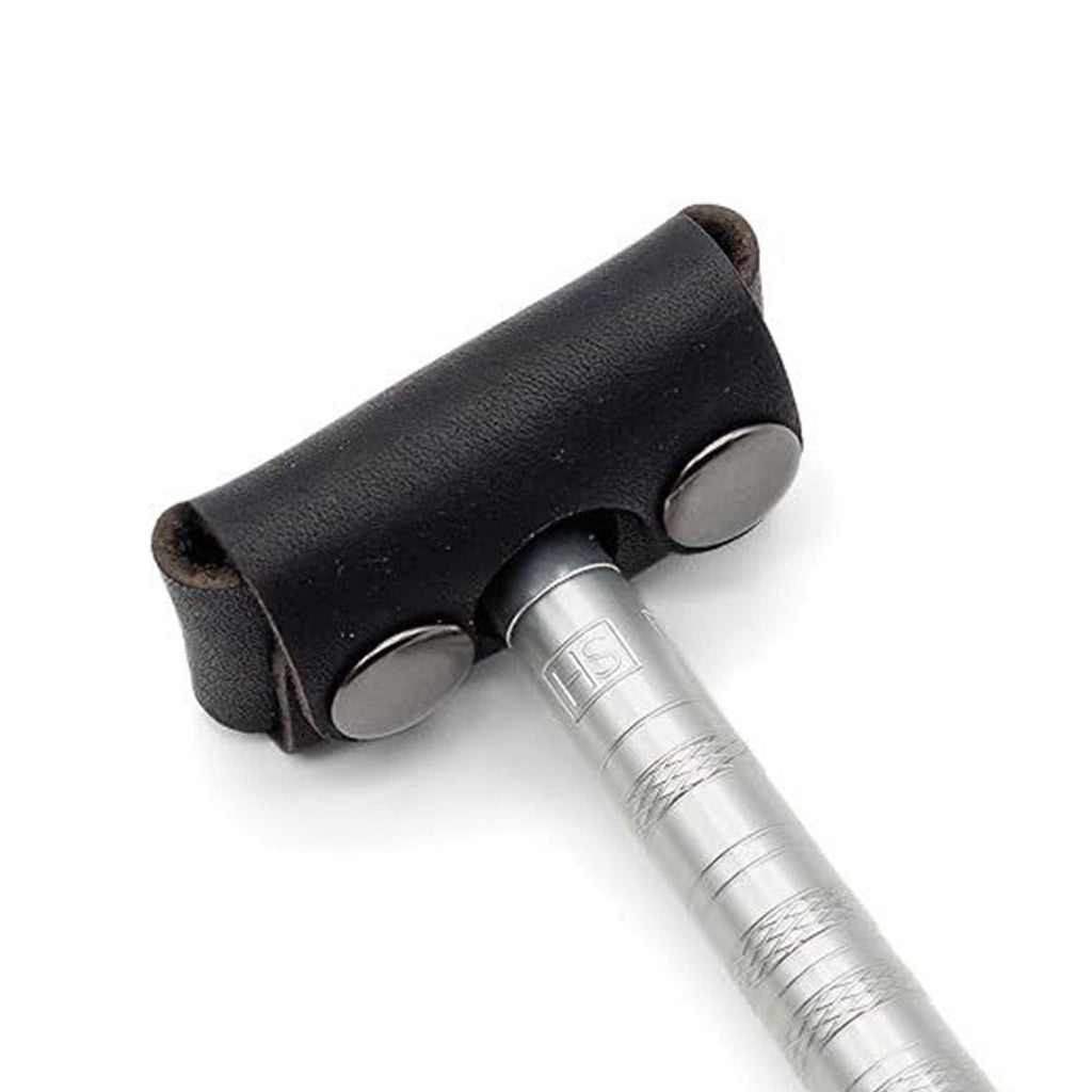 Lederen Cover Safety Razor Zwart