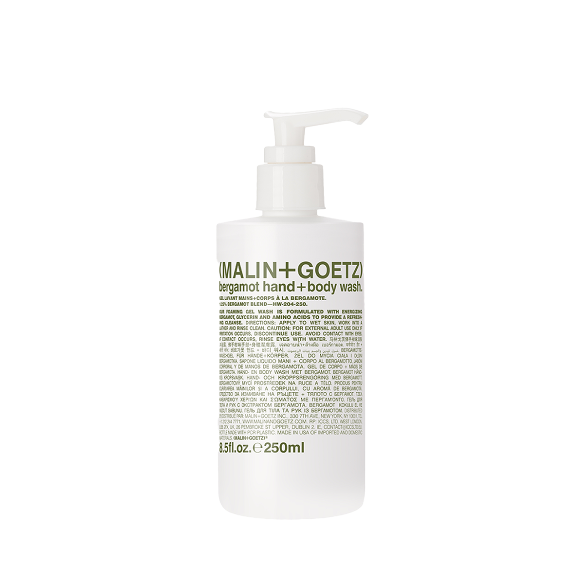 Bergamot Hand+Body Wash 250 ml