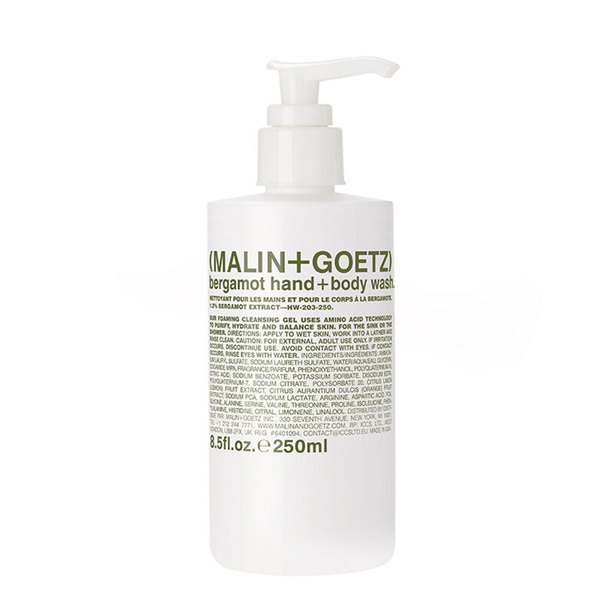 Bergamot Hand + Body Wash 250 ml