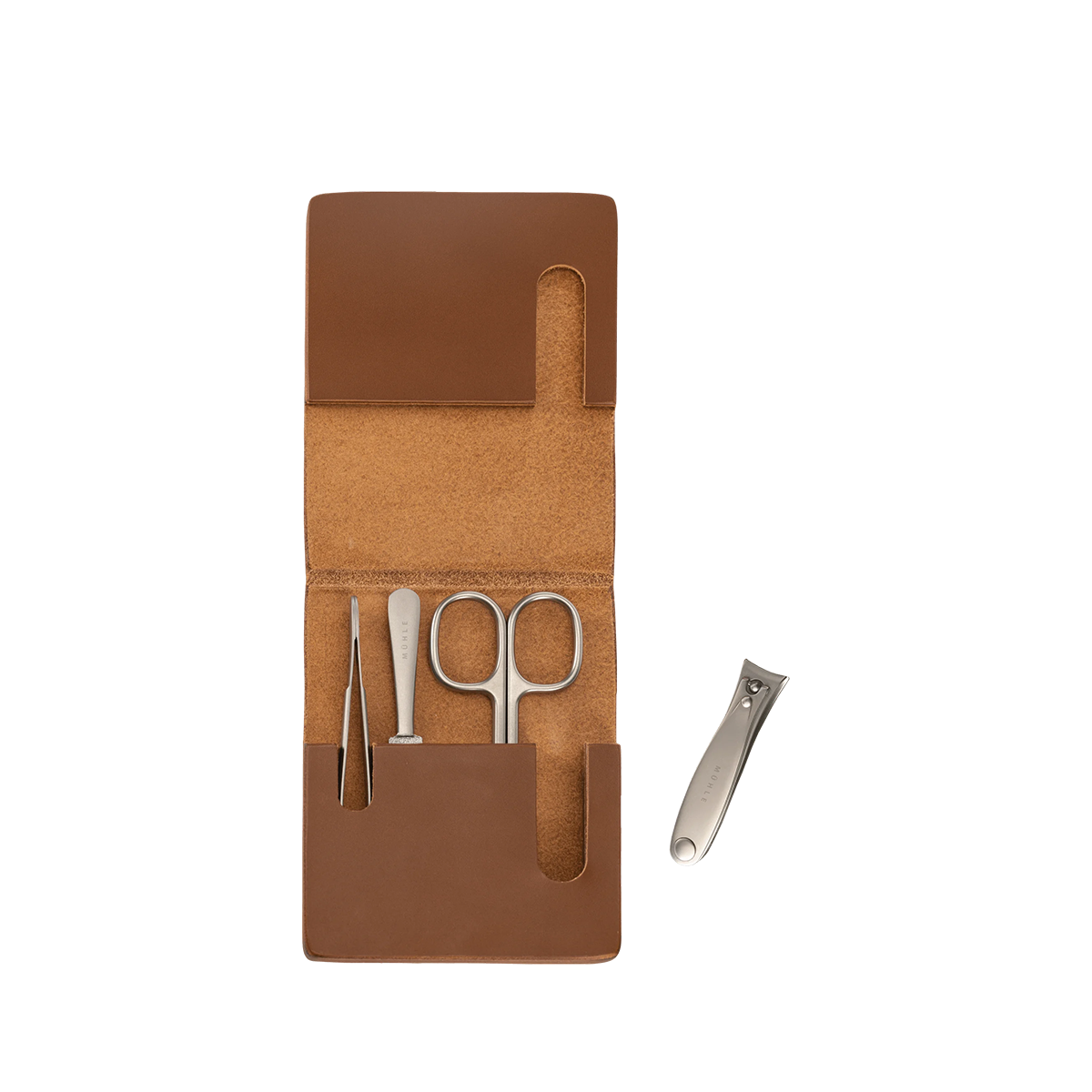 Manicure Set Brown 4-Piece