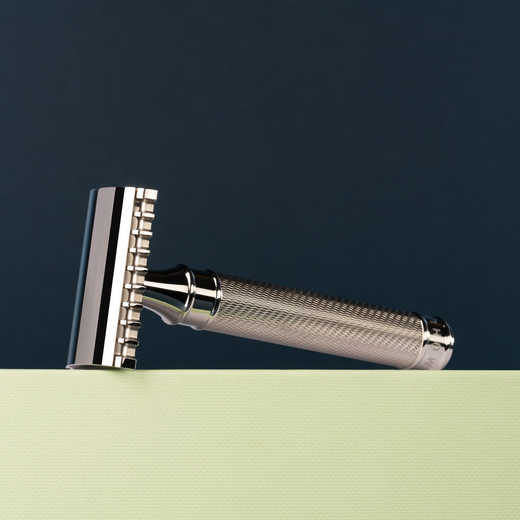 R41 GS Double Edge Safety Razor RVS