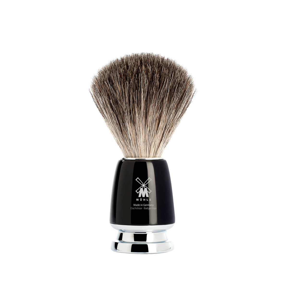 Rytmo Pure Badger Shaving Brush Black