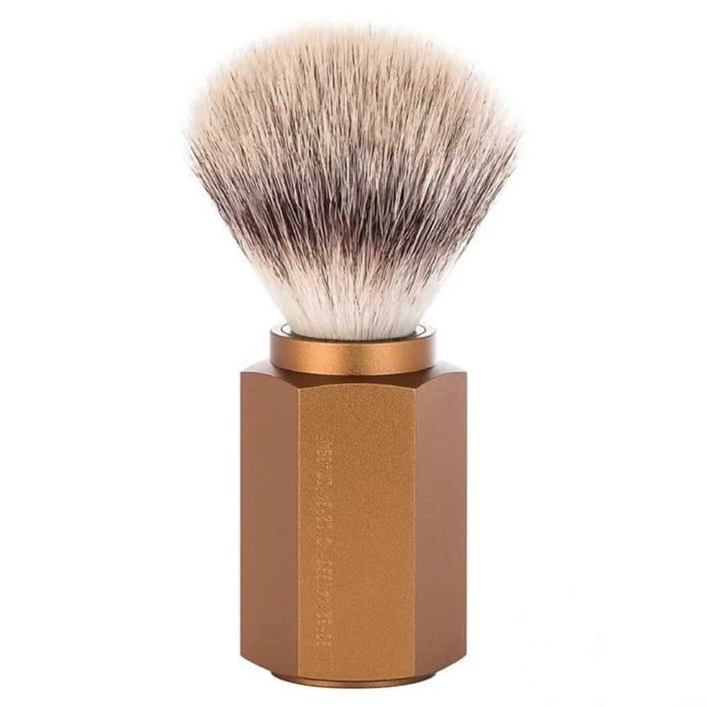 Scheerkwast Silvertip Hexagon Bronze (M)