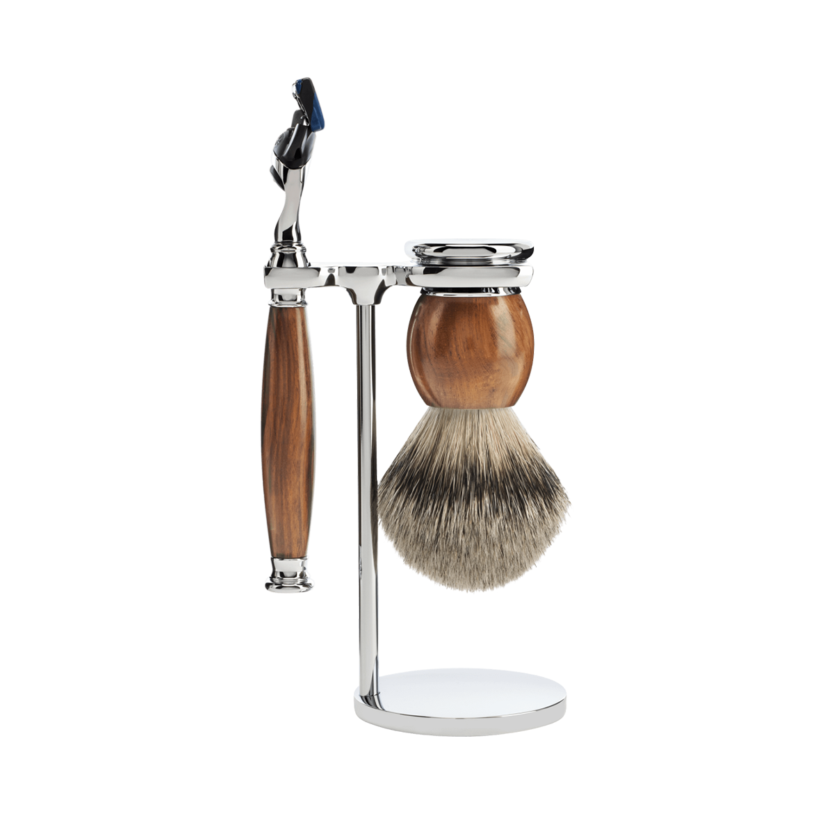 Sophist Fusion Shaving Set Ironwood 3-Piece
