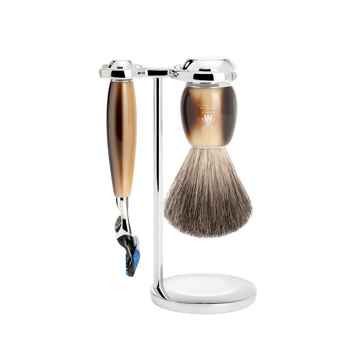 Vivo Fusion Shaving Set Horn 3-Piece