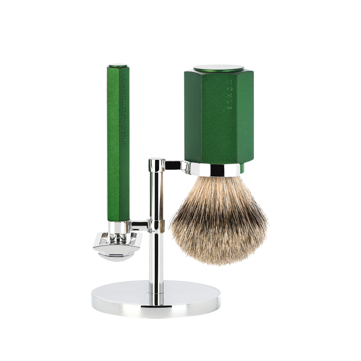 Hexagon Shaving Set Forest 3-Piece
