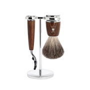 Rytmo Mach3 Shaving Set Steamed Ash 3-Piece