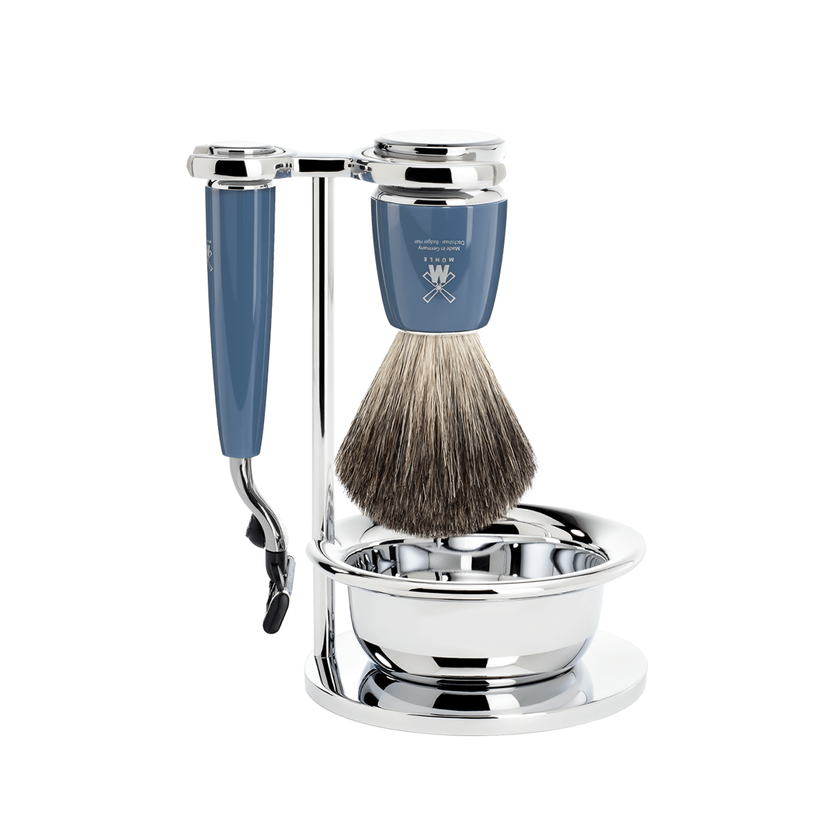 Rytmo Mach3 Shaving Set Petrol 4-Piece