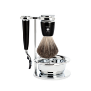 Rytmo Mach3 Shaving Set Black 4-Piece
