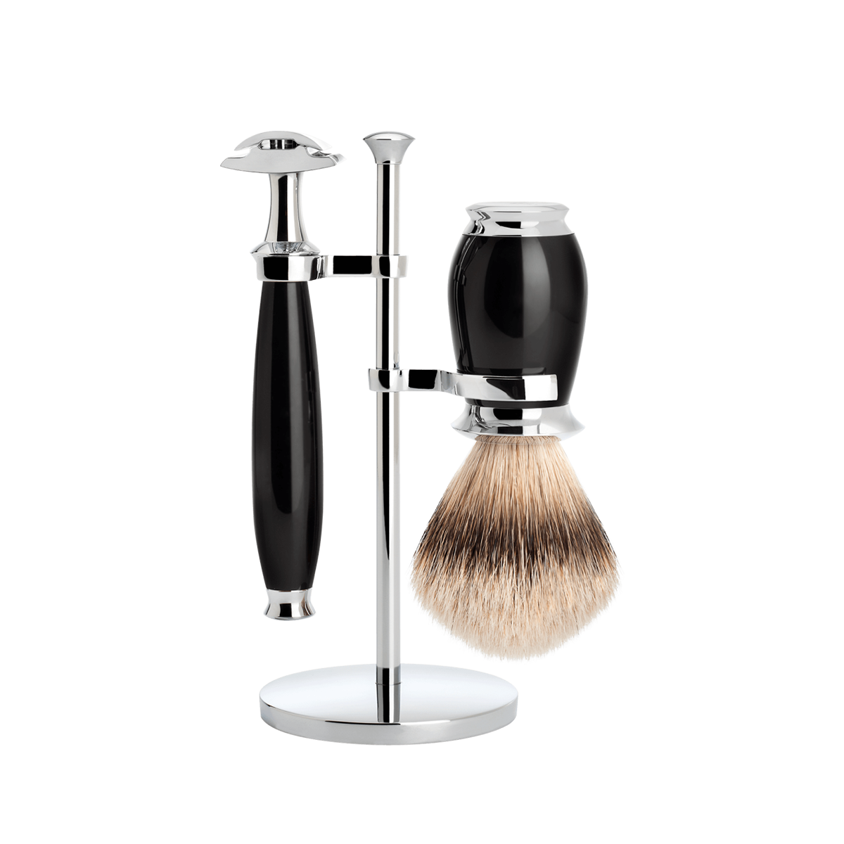 Purist Shaving Set Black 3-Piece