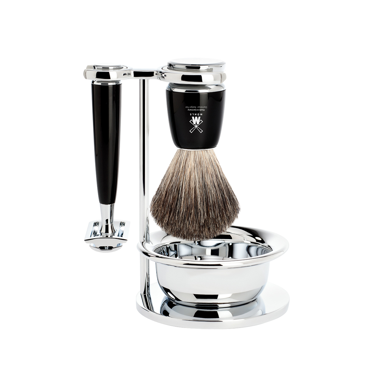 Rytmo Shaving Set Black 4-Piece