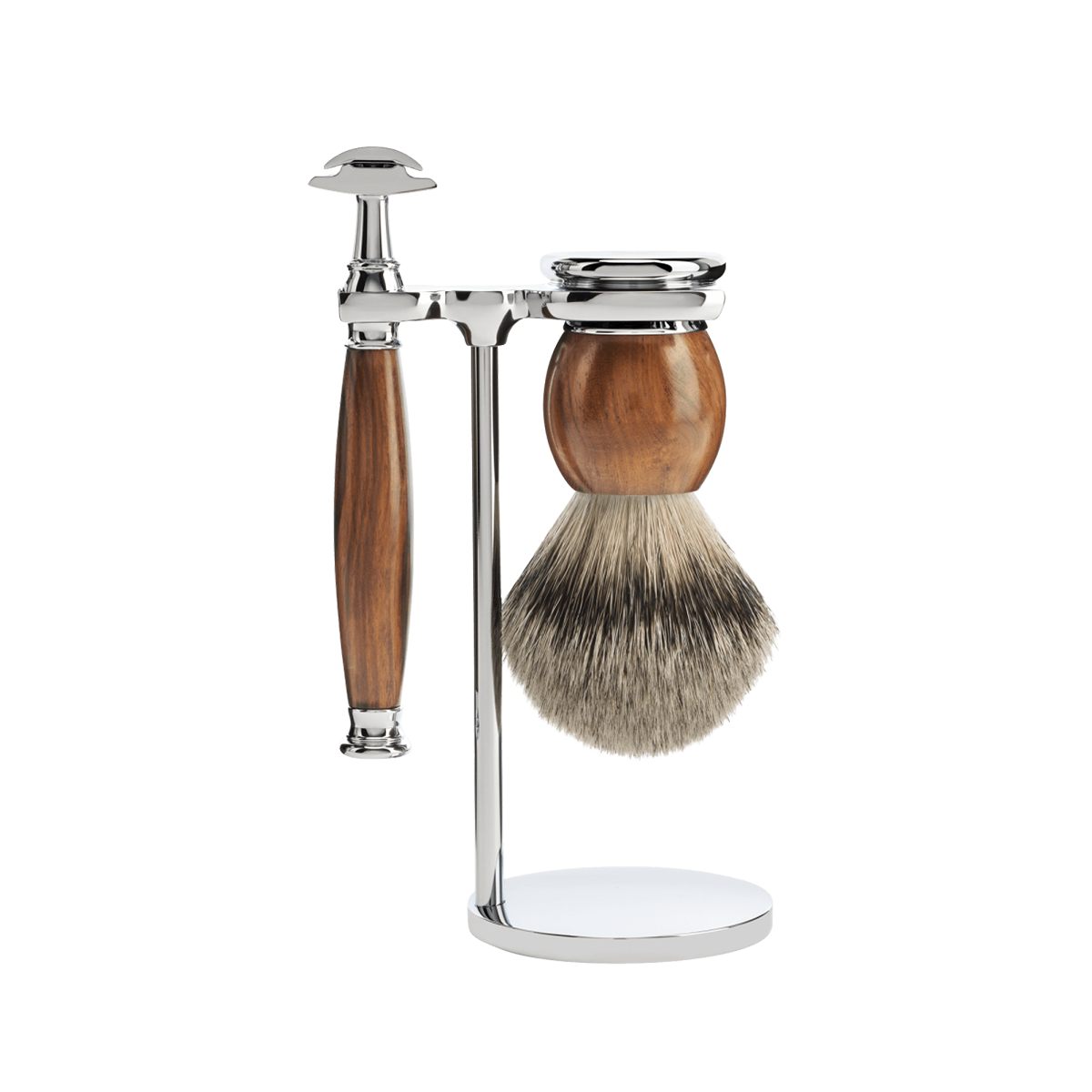 Sophist Shaving Set Ironwood 3-Piece