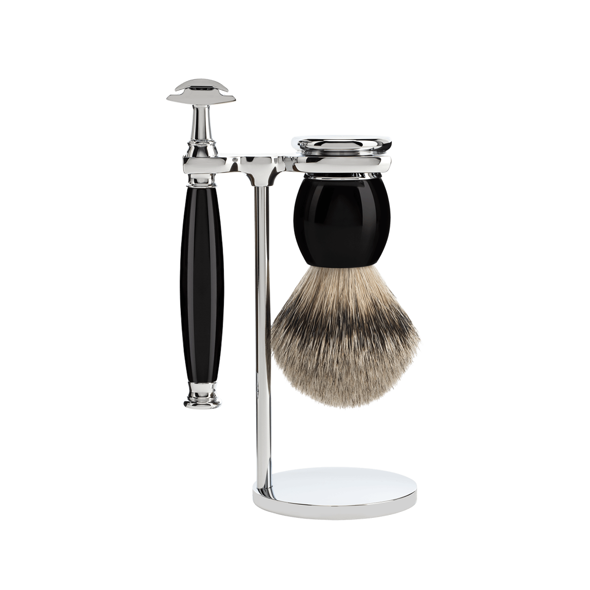 Sophist Shaving Set Black 3-Piece