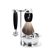 Vivo Shaving Set Black 4-Piece
