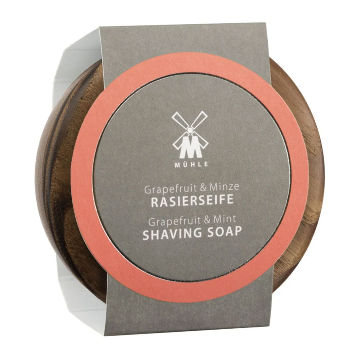 Scheerzeep Grapefruit & Mint 65g - Hout