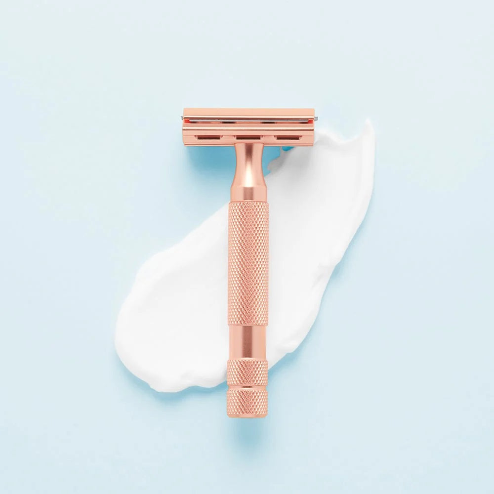 2C Double Edge Safety Razor Rose Gold