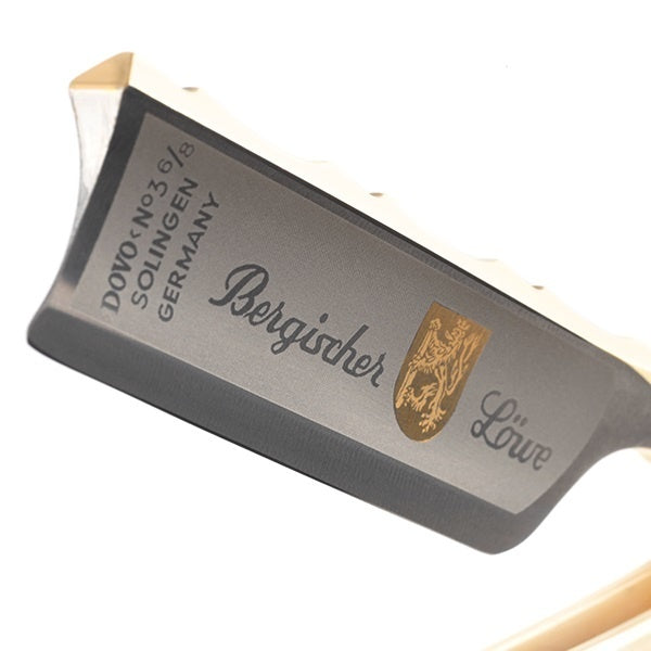 Straight Razor Bergischer Löwe Hoorn 6/8