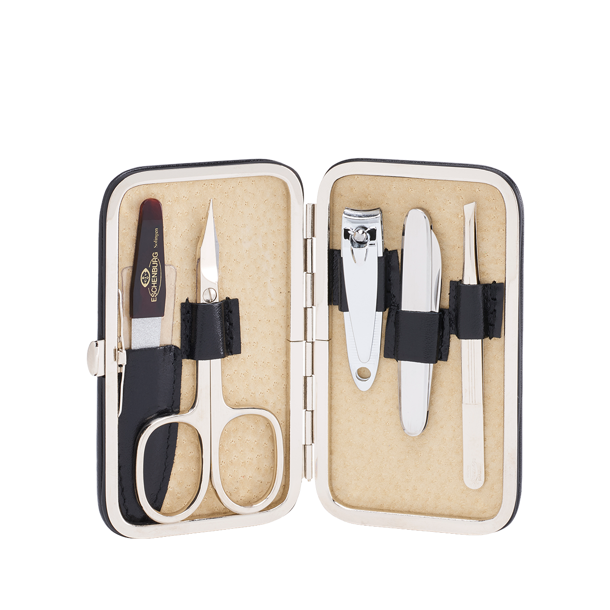 Medium Manicure Set Black 5-Piece